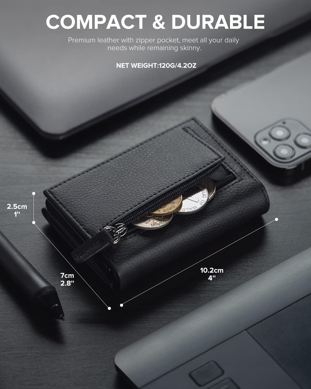 π RFID Wallet β Creditcardhouder met Pop-up Mechanisme & Echt Leer