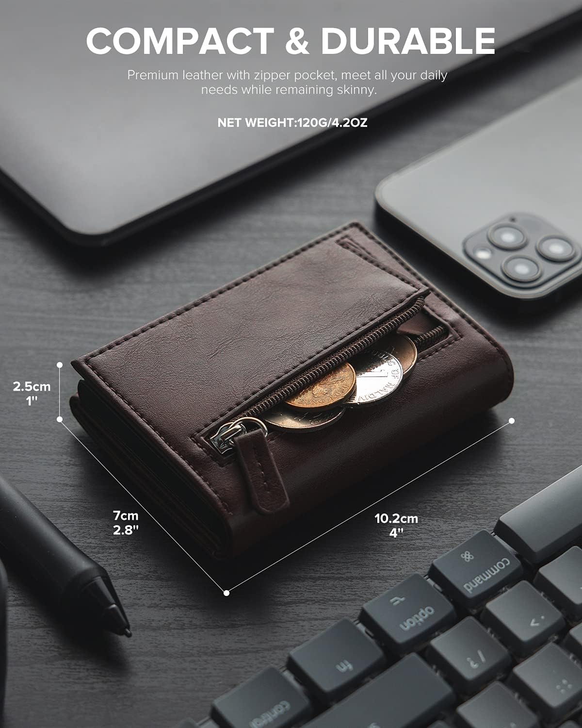 π RFID Wallet β Creditcardhouder met Pop-up Mechanisme & Echt Leer