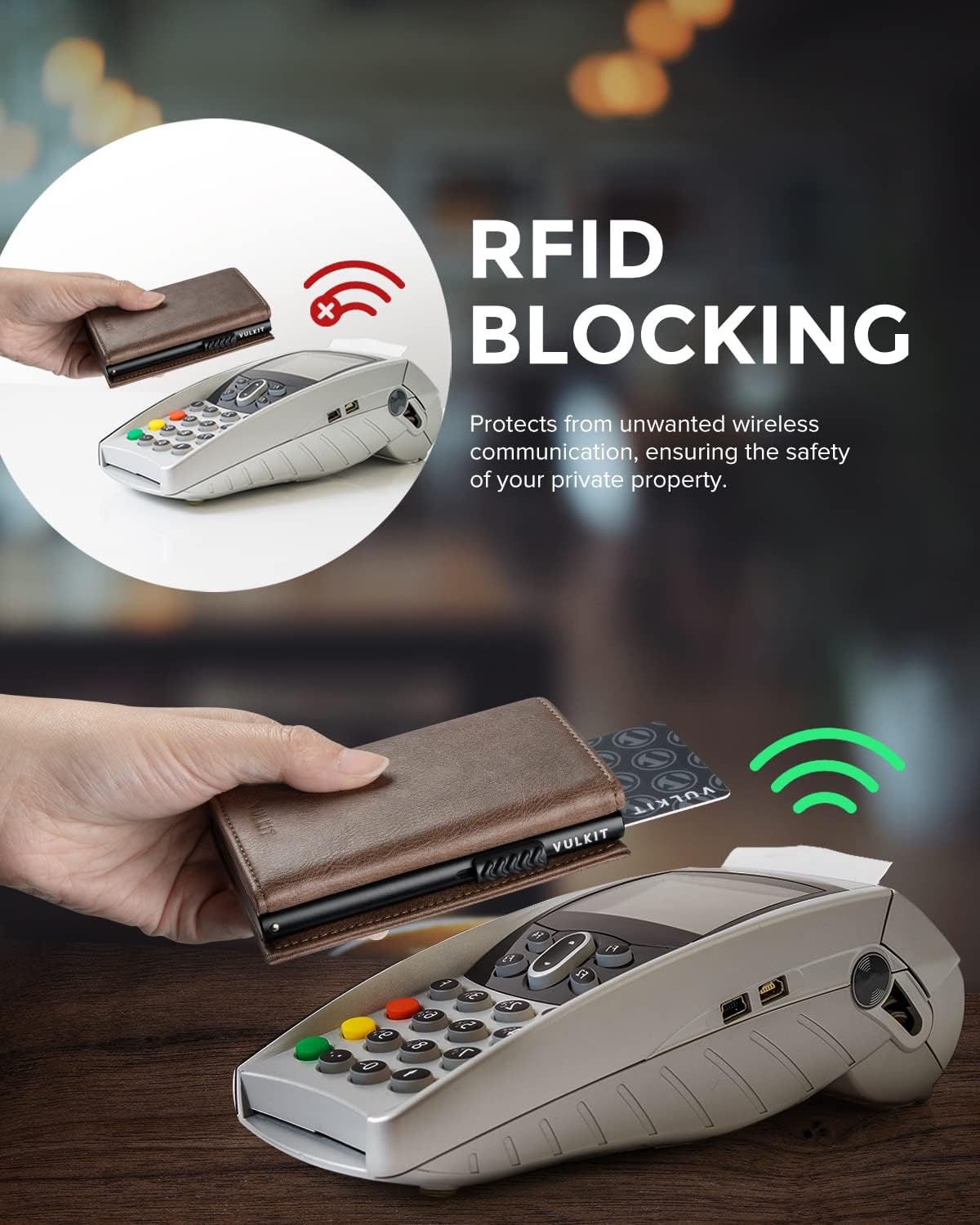 π RFID Wallet β Creditcardhouder met Pop-up Mechanisme & Echt Leer