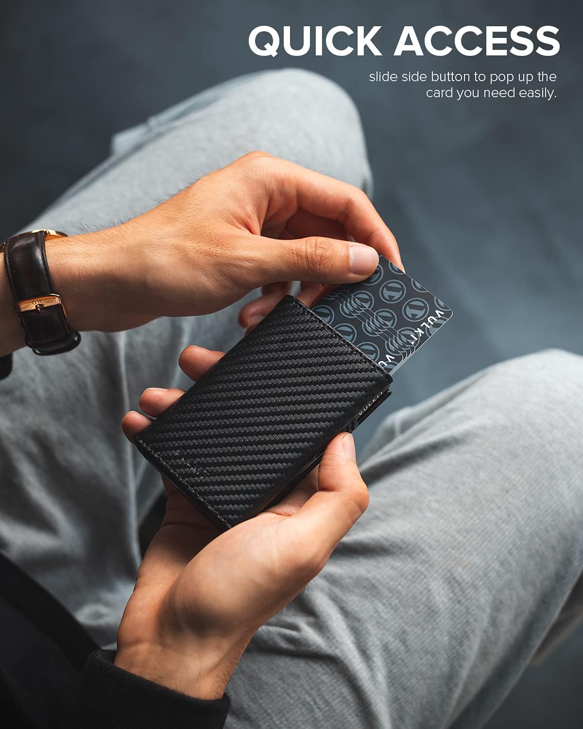 π RFID Wallet β Creditcardhouder met Pop-up Mechanisme & Echt Leer