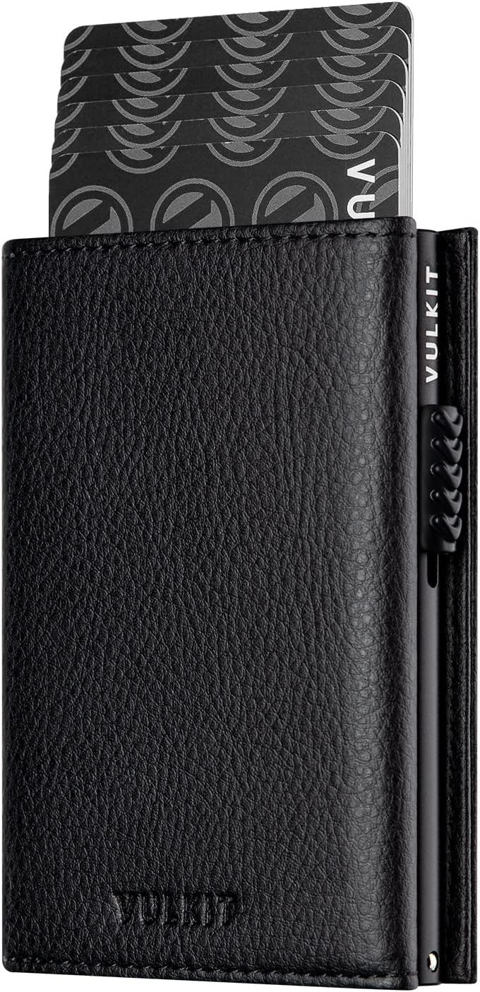 π RFID Wallet β Creditcardhouder met Pop-up Mechanisme & Echt Leer