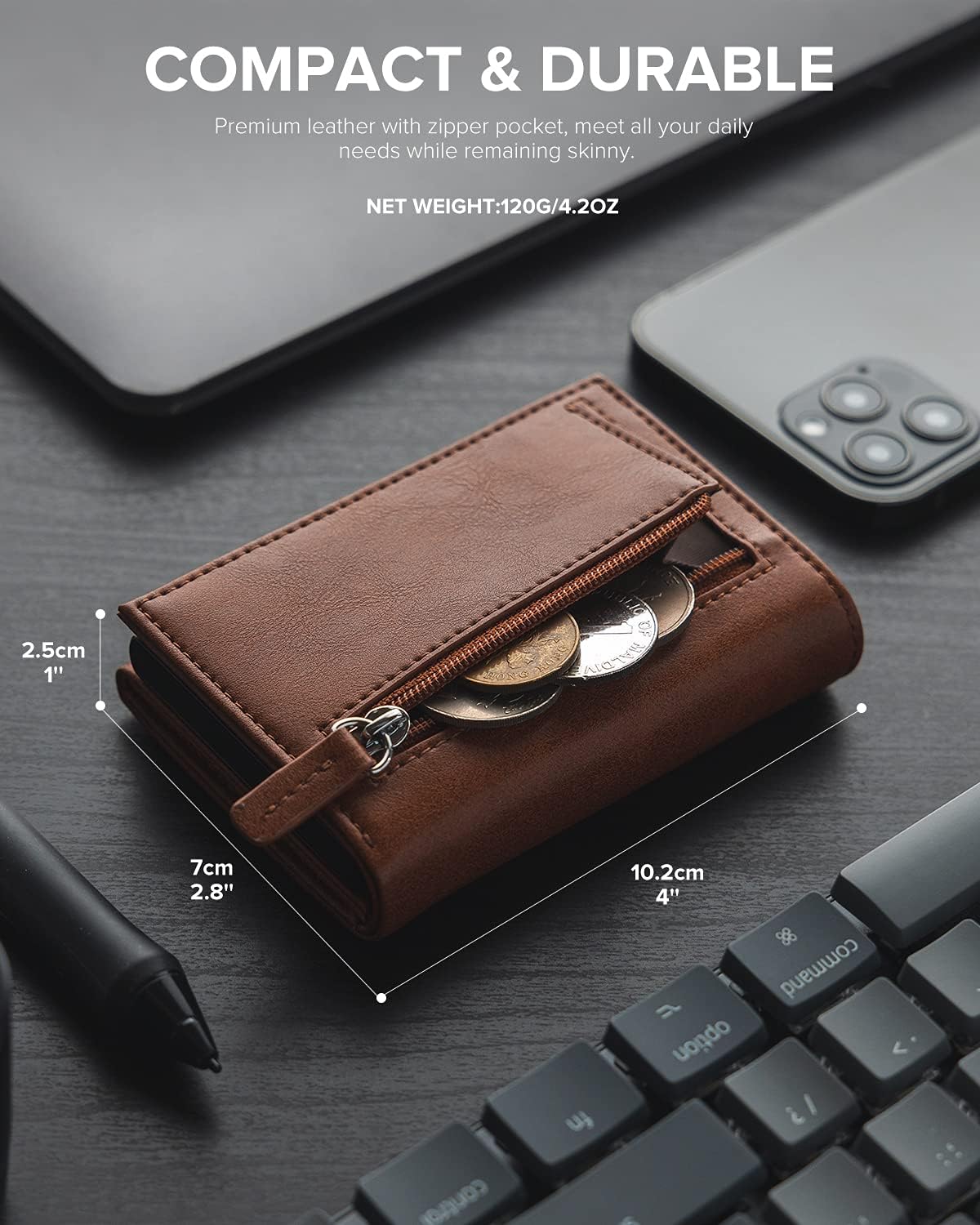 π RFID Wallet β Creditcardhouder met Pop-up Mechanisme & Echt Leer