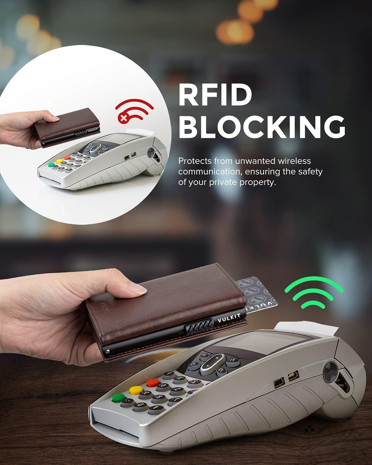 π RFID Wallet β Creditcardhouder met Pop-up Mechanisme & Echt Leer