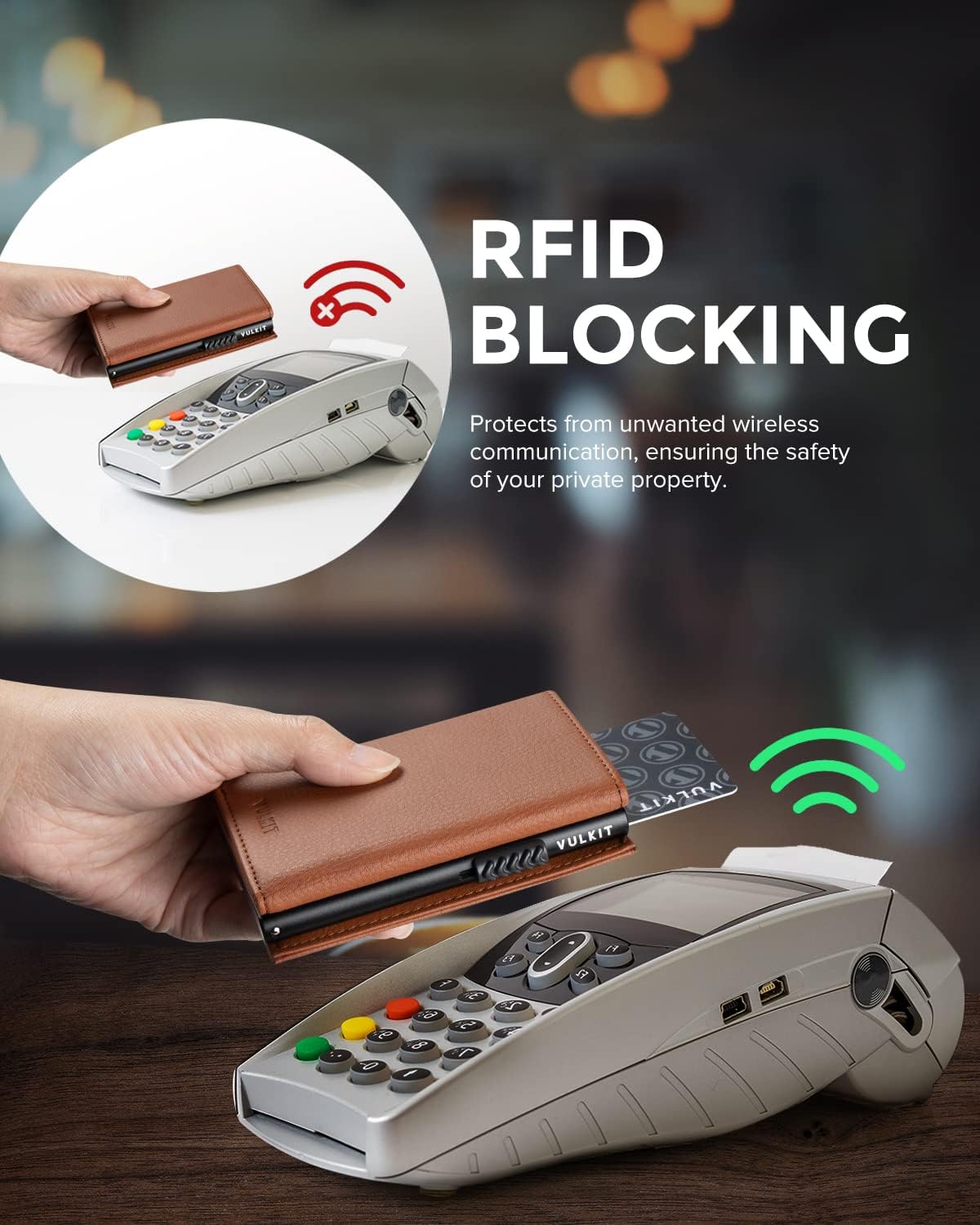 π RFID Wallet β Creditcardhouder met Pop-up Mechanisme & Echt Leer