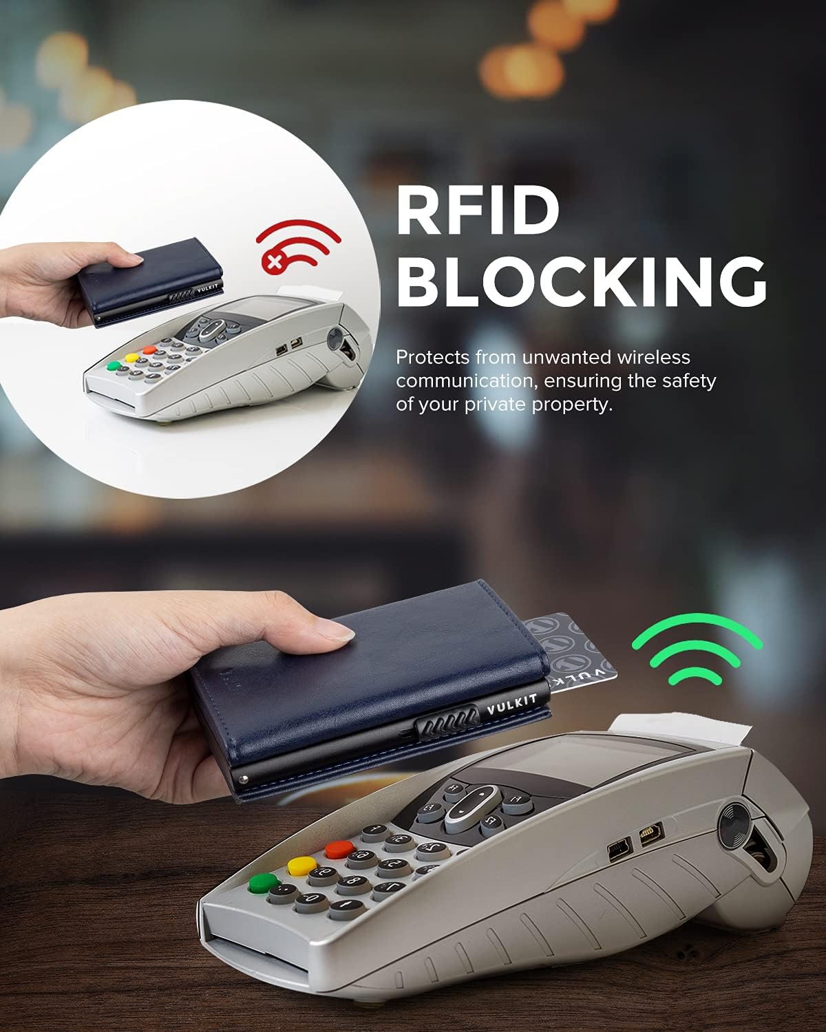 π RFID Wallet β Creditcardhouder met Pop-up Mechanisme & Echt Leer