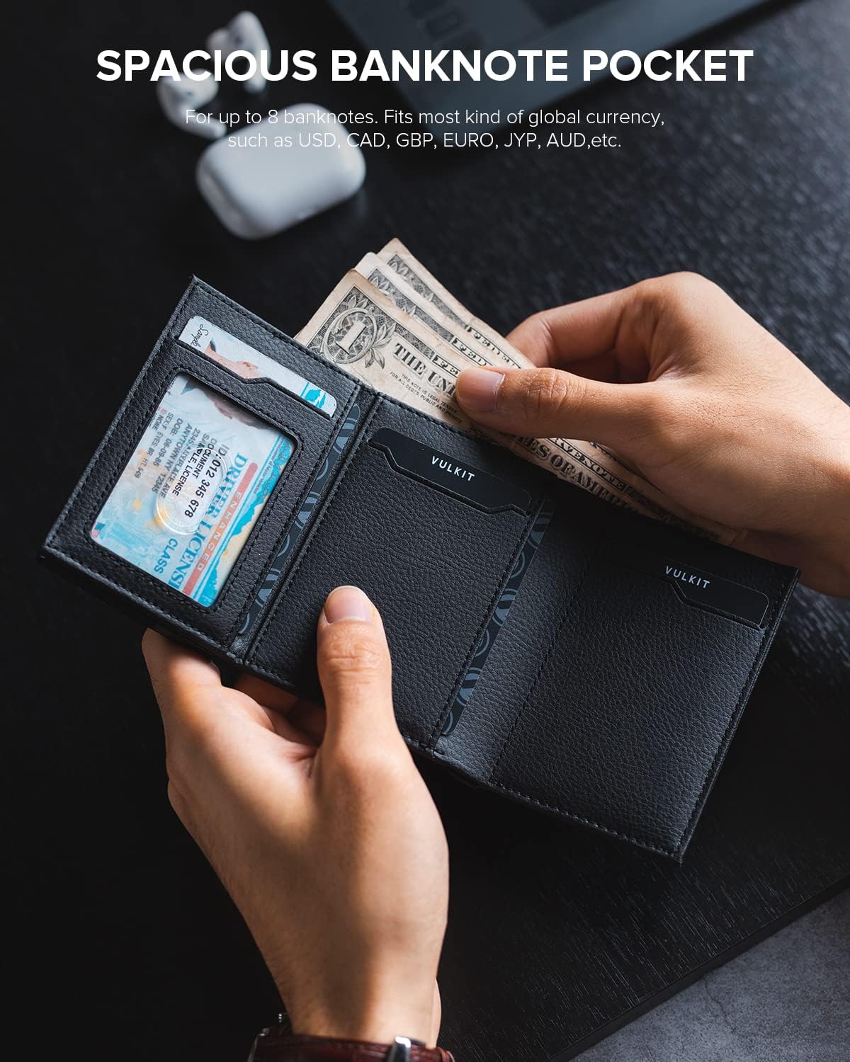 π RFID Wallet β Creditcardhouder met Pop-up Mechanisme & Echt Leer