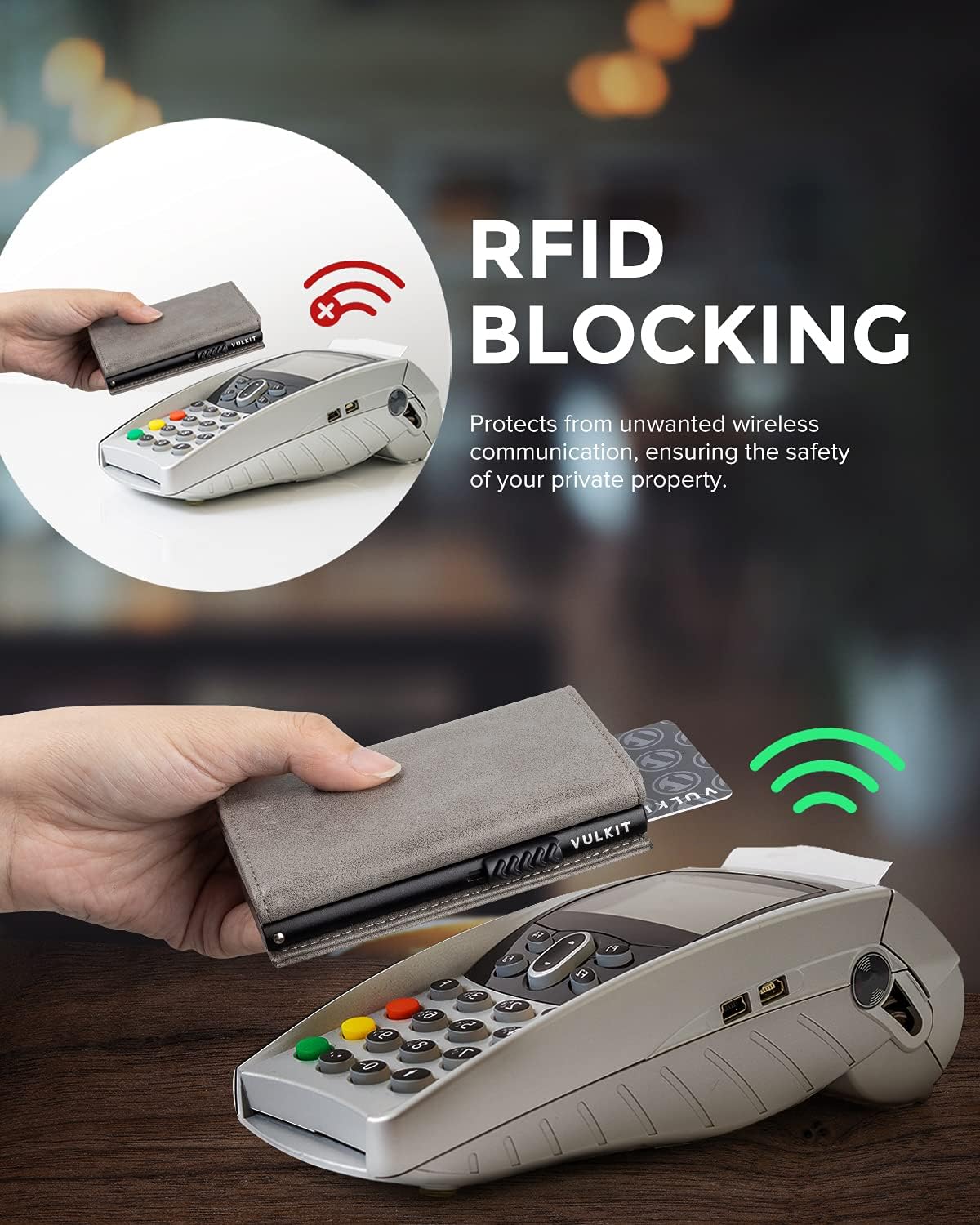 π RFID Wallet β Creditcardhouder met Pop-up Mechanisme & Echt Leer