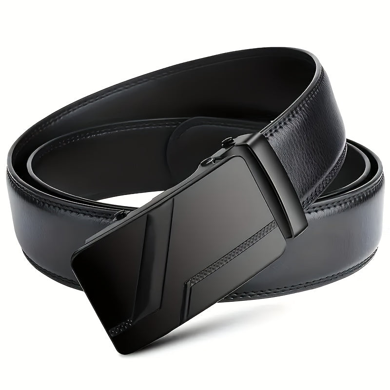 Zwarte riem half afgerold