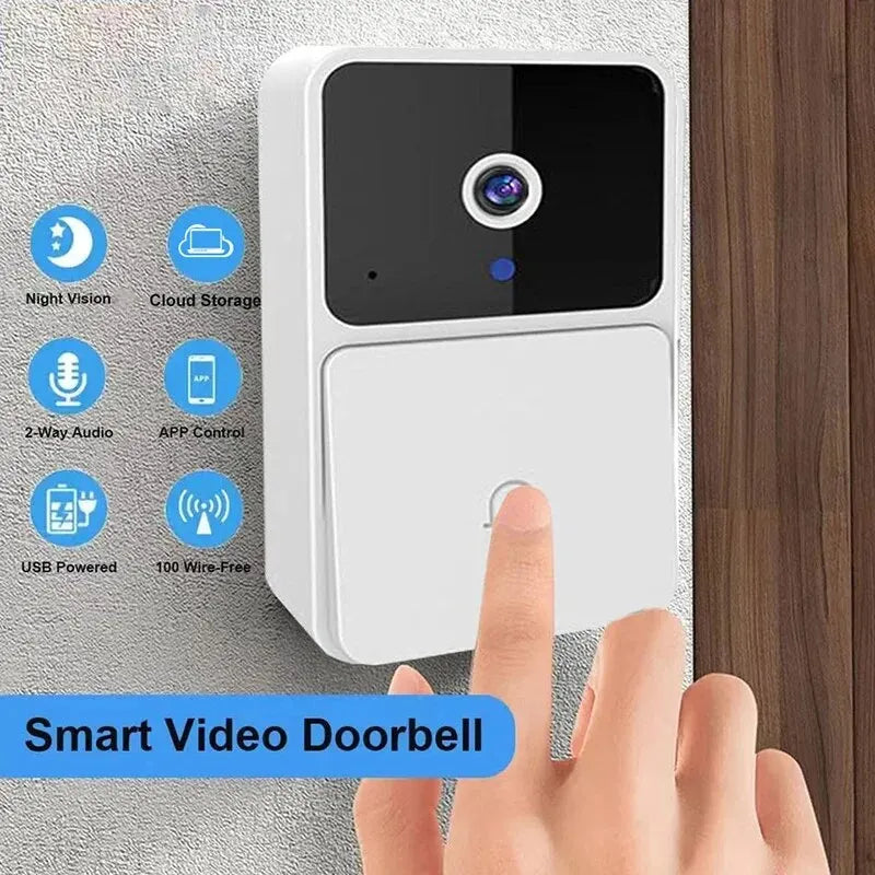 Slimme Videodeurbel – 1080p HD met Oplaadbare Batterij & WiFi App