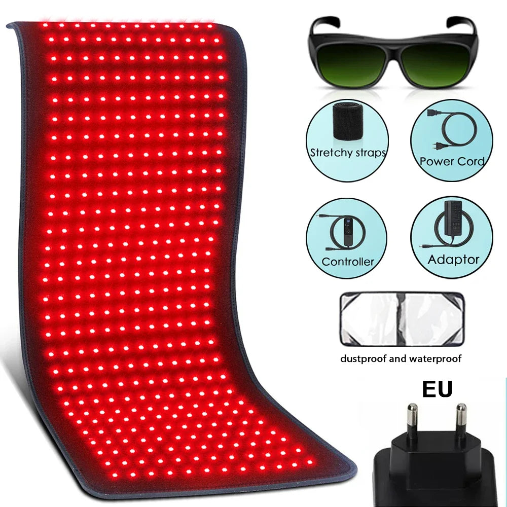 Rood licht therapie kussen Pijnverlichting van de taille, rug en schouderspier