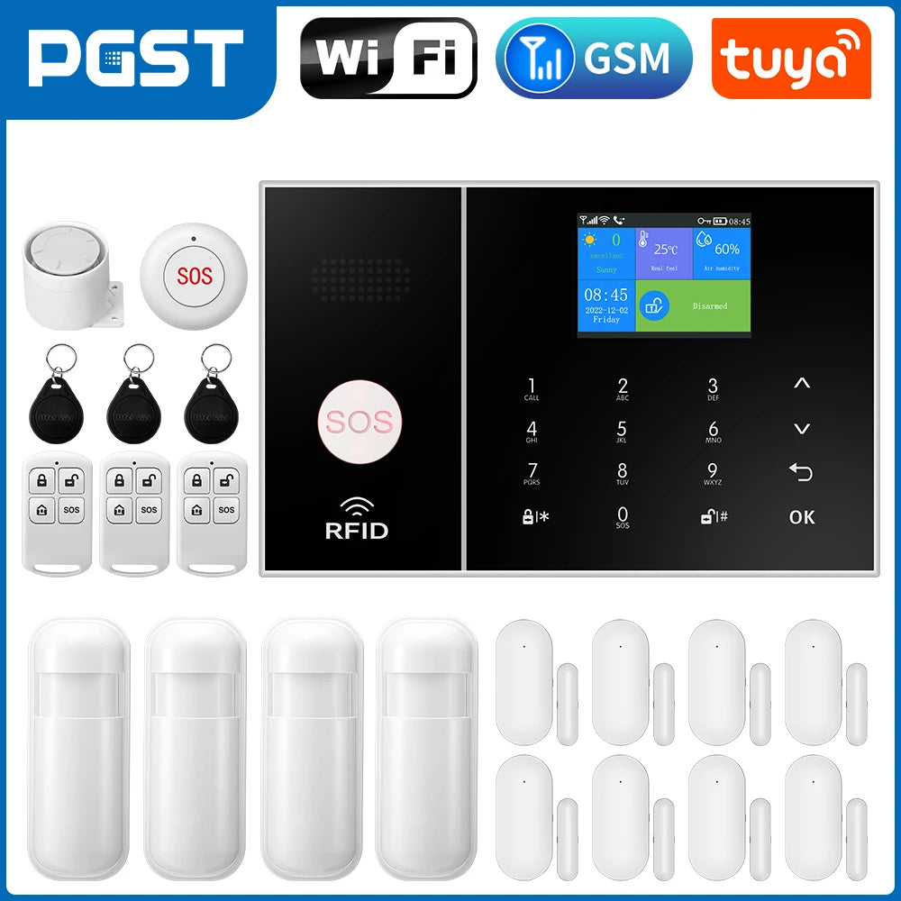 Pgst Draadloos Alarmsysteem – Smart Home Beveiliging met App en sensoren