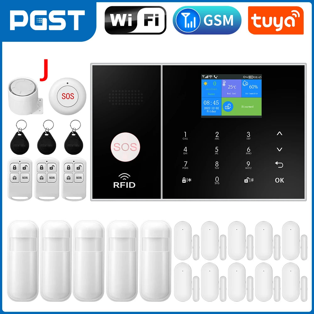 Pgst Draadloos Alarmsysteem – Smart Home Beveiliging met App en sensoren