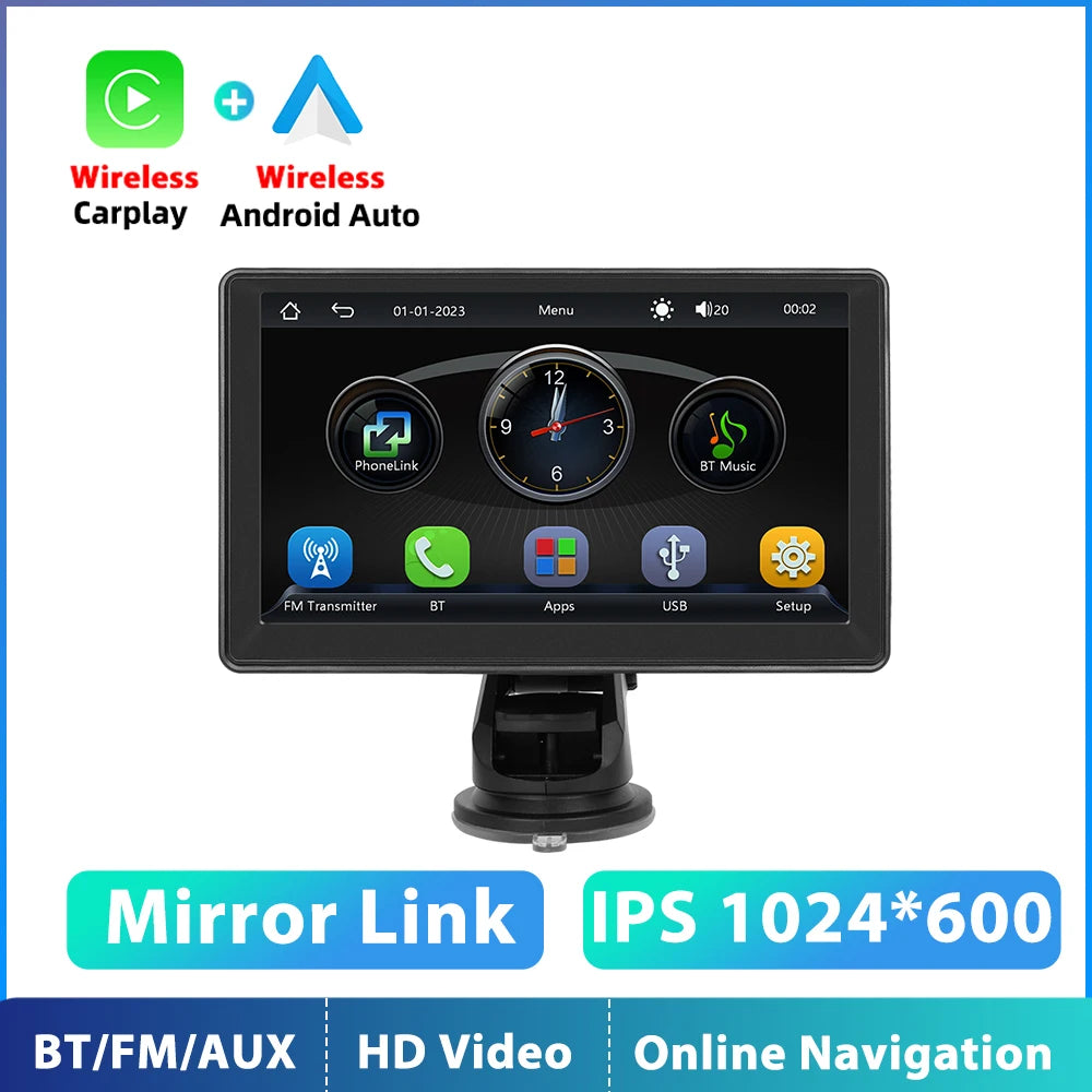 7 inch Car Multimedia Systeem met Camera