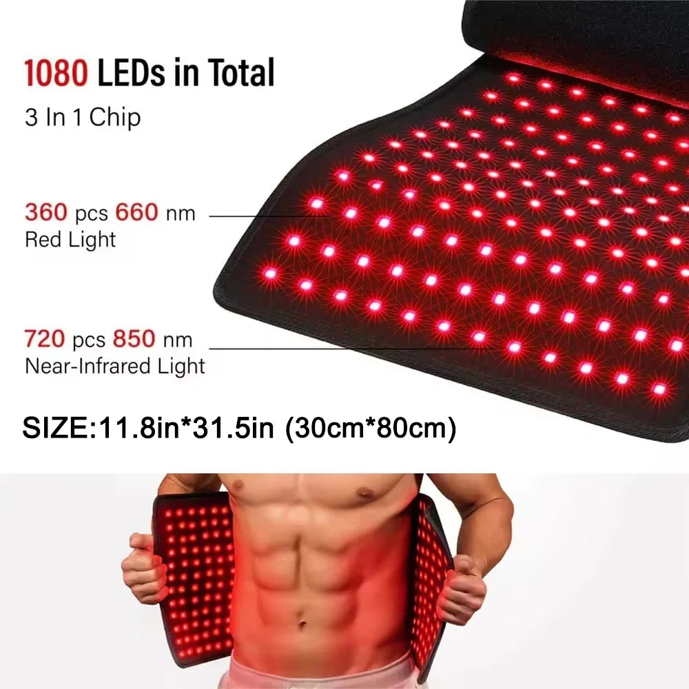 Rood licht therapie kussen Pijnverlichting van de taille, rug en schouderspier
