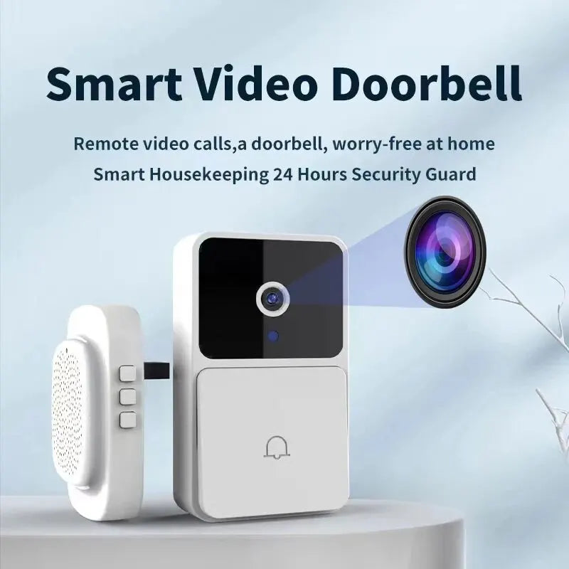 Slimme Videodeurbel – 1080p HD met Oplaadbare Batterij & WiFi App