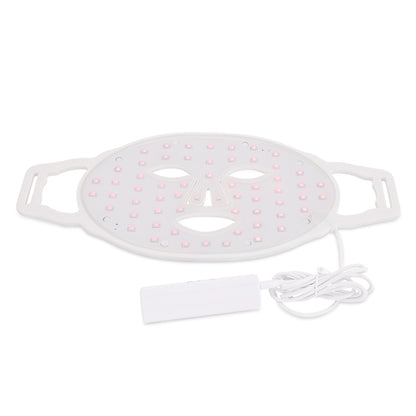 Masker achterzijde met alle leds zichtbaar + snoer en bediening