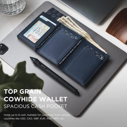 👛 RFID Wallet – Creditcardhouder met Pop-up Mechanisme & Echt Leer