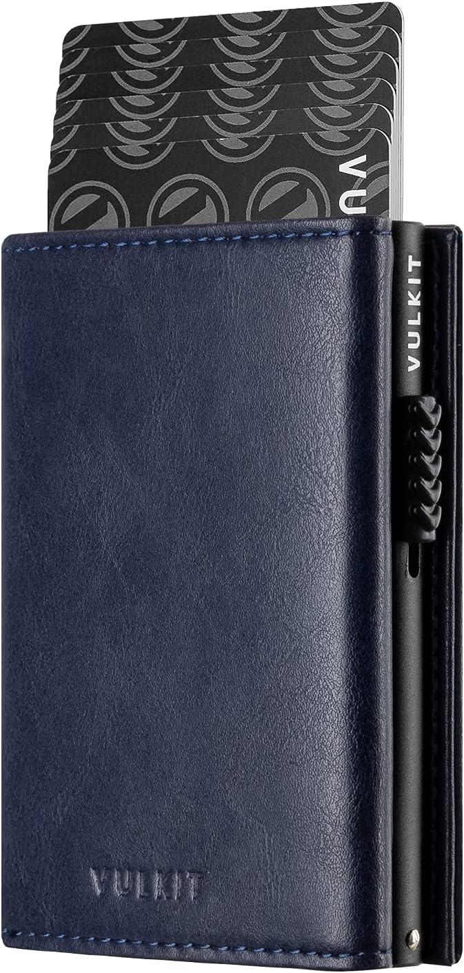 👛 RFID Wallet – Creditcardhouder met Pop-up Mechanisme & Echt Leer
