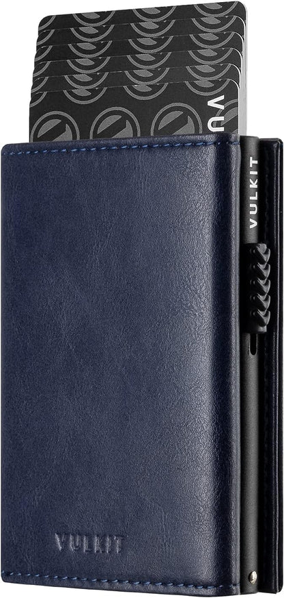 👛 RFID Wallet – Creditcardhouder met Pop-up Mechanisme & Echt Leer