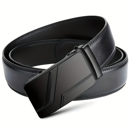 Zwarte riem half afgerold