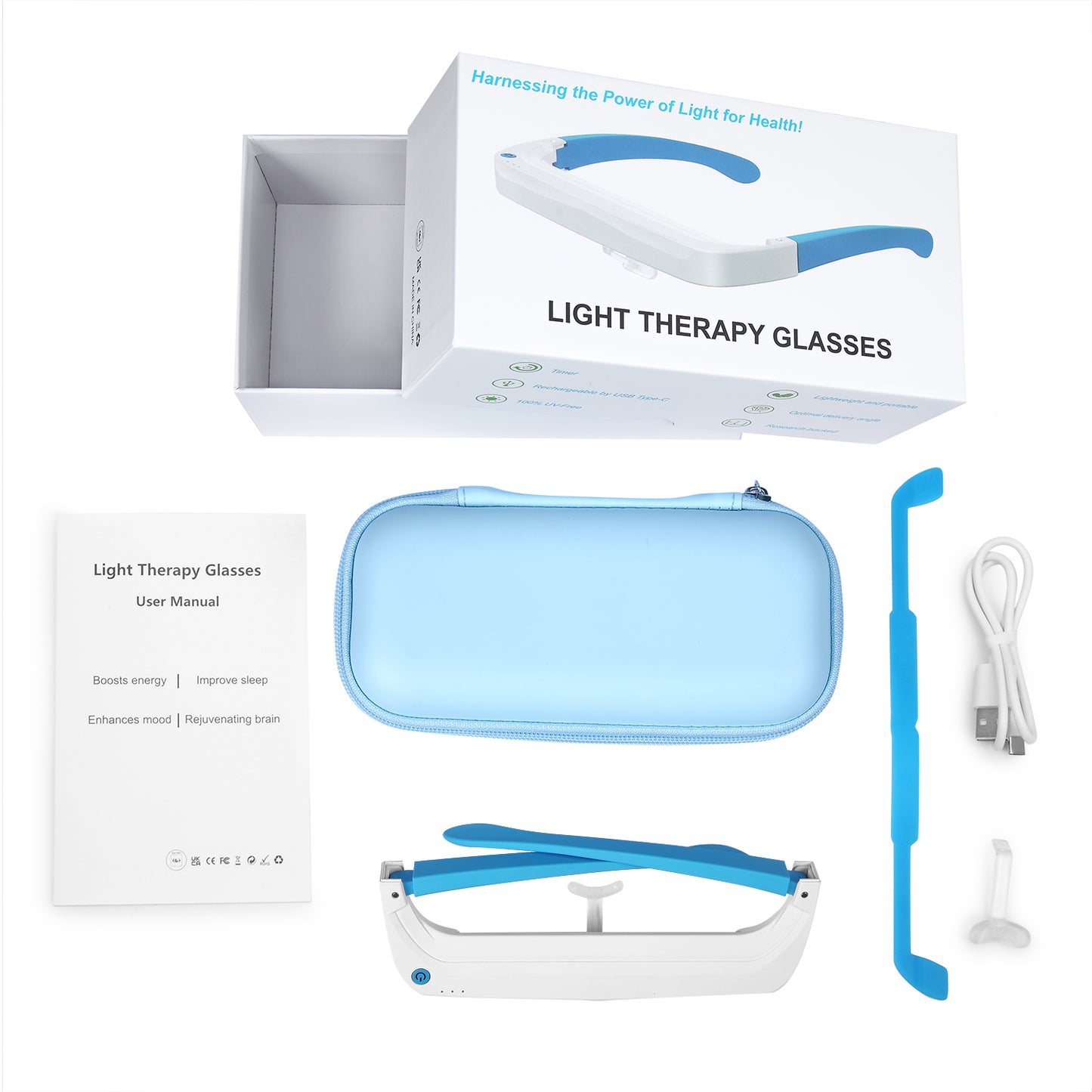 LUMIO 480 – 480nm Daglichtbril voor Energie & Focus