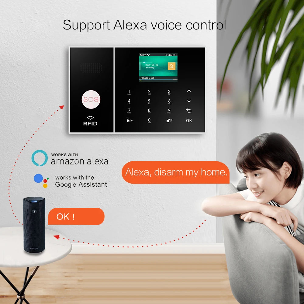 Pgst Draadloos Alarmsysteem – Smart Home Beveiliging met App en sensoren