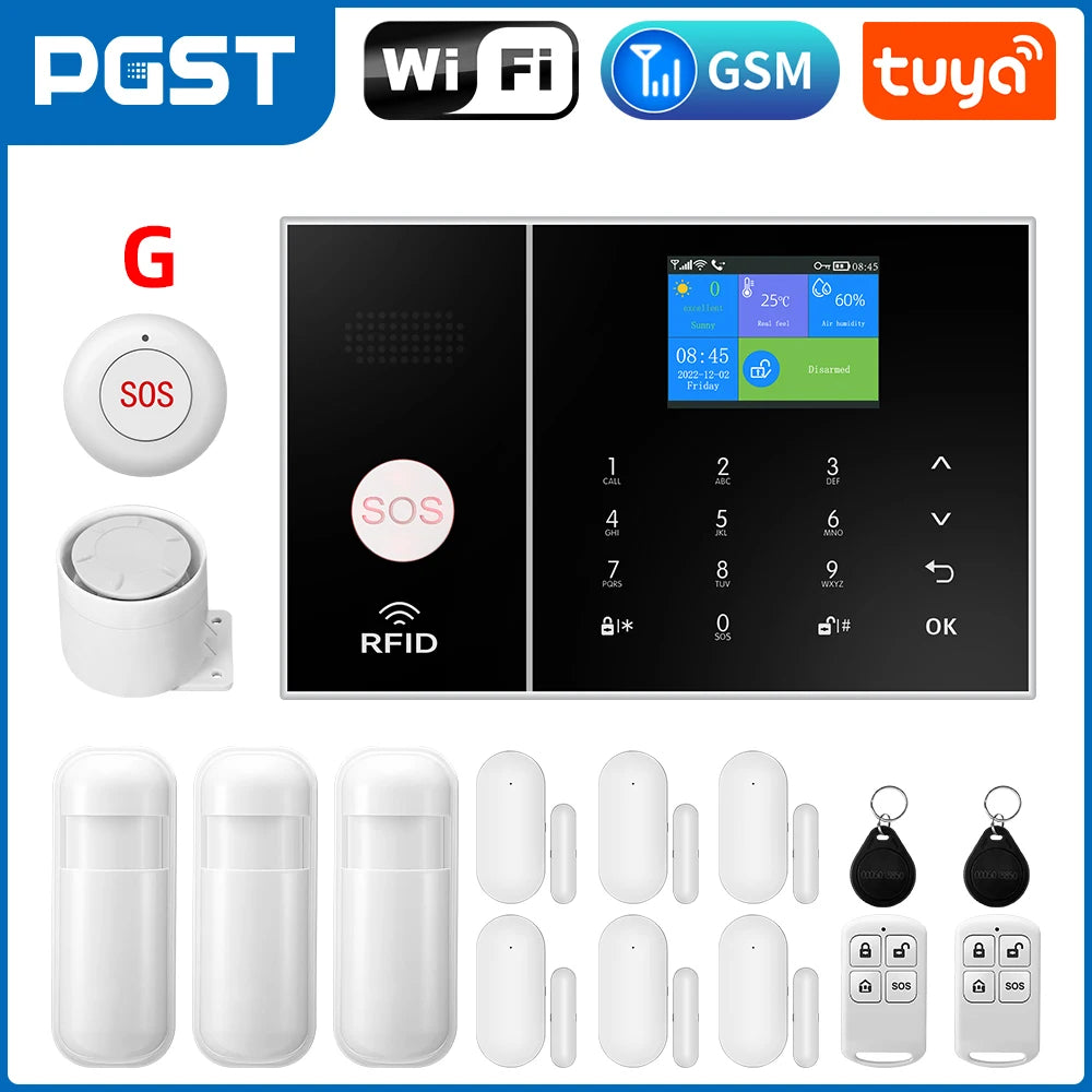 Pgst Draadloos Alarmsysteem – Smart Home Beveiliging met App en sensoren