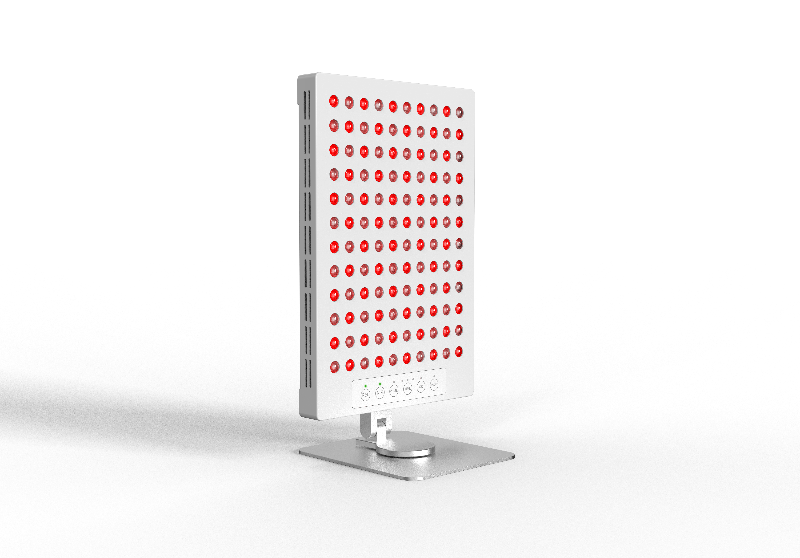 Tafelmodel frontaanzicht beetje van rechts met brandende leds