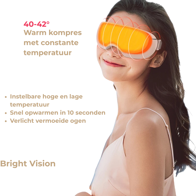 Bright-Vision PRO Stoommasker – Oogontspanning & Hydratatie