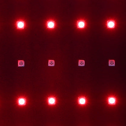 Detailfoto van werkende leds met meer kernen chips